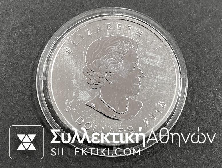 CANADA 5 Dollars 2015 UNC